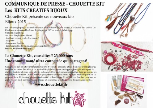 Chouette Kit Bijoux  mars 2015
