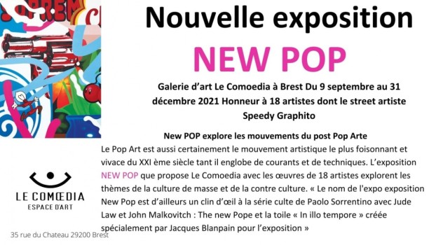 EXPO NEW POP Dès le 9 septembre