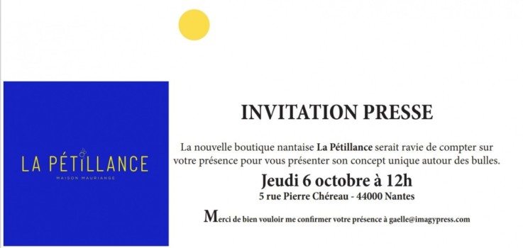 Invitation La Pétillance