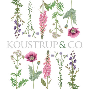 Logo med blomster